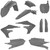 Acerbis Yamaha YZ 250 FX 2020-2021 Full Replacement Body Kit - Gray - Yamaha Front / Left / Right / Rear Image 1