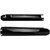 Acerbis Yamaha YZ 426 F 1996-2004 Lower Fork Covers - Black Image 1