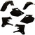 Acerbis Yamaha YZ 450 F 2003-2005 Standard Replacement Body Kit - Black - -YZ Front / Left / Rear / Right Image 1
