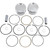 Wiseco Buell S3T Thunderbolt 19972000 Piston Kit  Standard Image 1