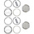 Wiseco HarleyDavidson 883 Custom EFI XLC 19992009 Tracker Series Piston Kit 9.51 3.528" Image 1