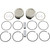 Wiseco HarleyDavidson 883 Custom XLC 19982006 Tracker Series Piston Kit 9.51 3.508" Image 1