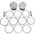 Wiseco HarleyDavidson 883 Low EFI XLL 20062010 Piston Kit 3.518" Image 1