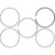 Wiseco HarleyDavidson Electra Glide Police FLHTPI 19992006 4080GFX Ring Set Image 1