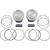 Wiseco HarleyDavidson Electra Glide Ultra Classic EFI FLHTCUI 19992006 Tracker Series Piston Kit 9.51 3.875" Image 1