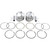 Wiseco HarleyDavidson Hydra Glide FL 19531957 Piston Kit  Standard Image 1