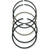 Wiseco HarleyDavidson Low Glide Custom FXRC 1985 Ring Set 3.498" X Series Standard Image 1