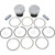 Wiseco HarleyDavidson Low Rider FXDL 19931998 Tracker Series Piston Kit 8.51 3.518" Image 1