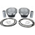Wiseco HarleyDavidson Road King Classic EFI FLHRC 20072013 Tracker Series Piston Kit  Standard Image 2