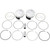 Wiseco HarleyDavidson Softail Fat Boy FLSTF 19992006 Tracker Series Piston Kit 10.51 3.885" Image 1
