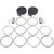 Wiseco HarleyDavidson Softail Rocker C FXCWC 20082011 Forged Piston Kit 9.01 3.875" VM Series 1700cc Image 1