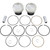 Wiseco HarleyDavidson Softail Standard FXST 19841999 Tracker Series Piston Kit 10.01 3.518" Image 1