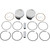 Wiseco HarleyDavidson Sportster 1200 XL 50 2007 Tracker Series Piston Kit 10.01 3.498" Image 1