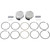 Wiseco HarleyDavidson Sportster 1200 XL 50 2007 Tracker Series Piston Kit 10.01 3.528" Image 1