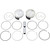 Wiseco HarleyDavidson Wide Glide EFI FXDWGI 20002006 Tracker Series Piston Kit 9.51 3.895" Image 1