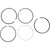 Wiseco Honda CRF100F 20042008 Ring Set 54mm Image 1
