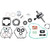 Wiseco Kawasaki KX 100 19951997 Engine Rebuild Kit Image 2