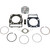Wiseco Polaris ATP 500 H.O. 4x4 20042005 Piston Kit with Gaskets Image 1