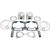 Wiseco Polaris Indy 500 Classic 2003 Piston Kit Image 1