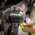 Woodcraft Kawasaki Ninja 500 24-26 Axle Slider Kit Installed on the rear axle