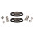 SkutrNet Kawasaki Ninja 500 24-26 Mirror Block Off Plates with 35-50mm Hole Spacing
