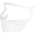Icon Elsinore Helmet Replacement Face Mask Gloss White