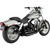 Vance & Hines 2006-2009 Harley-Davidson Low Rider EFI FXDL Shortshots Staggered Exhaust System - Matte Black Image 2