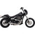 Vance & Hines 2010-2014 Harley-Davidson Super Glide Custom EFI FXDCI 2-into-1 Upsweep Exhaust System - Brushed - Stainless Steel Image 1