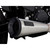 Vance & Hines 2010-2014 Harley-Davidson Super Glide Custom EFI FXDCI 2-into-1 Upsweep Exhaust System - Brushed - Stainless Steel Image 3