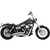 Vance & Hines 2006-2009 Harley-Davidson Super Glide Custom EFI FXDCI 2-into-2 Big Radius Exhaust System - Chrome Image 2
