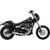 Vance & Hines 2010-2017 Harley-Davidson Wide Glide EFI FXDWGI 2-into-1 Upsweep Exhaust System - Brushed Image 2