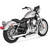 Vance & Hines 2004-2006 Harley-Davidson 883 Custom XLC Twin Slash Mufflers - Chrome Image 1