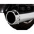 Vance & Hines 2017-2022 Harley-Davidson Road King EFI FLHR 4-1/2" Torquer Slip-On Mufflers - Chrome Image 2