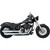 Vance & Hines 2010-2011 Harley-Davidson Softail Cross Bones FLSTSB 3" Twin Slash Slip-On Muffler - Chrome Image 1