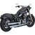 Vance & Hines 2010-2011 Harley-Davidson Softail Cross Bones FLSTSB 3" Twin Slash Slip-On Muffler - Chrome Image 2