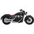 Vance & Hines 2018-2022 Indian Scout Bobber ABS 3" Twin Slash Slip-On Mufflers - Chrome Image 1