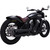 Vance & Hines 2016-2022 Indian Scout ABS 3" Twin Slash Slip-On Mufflers - Black Image 1