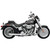 Bassani Xhaust 1999-2006 Harley-Davidson Softail Night Train FXSTB Road Rage 2-to-1 Exhaust System - Chrome Short Image 1