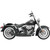 Bassani Xhaust 1986-1999 Harley-Davidson Softail Custom FXSTC FireFlight Series Exhaust System - Black Image 1