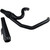 Bassani Xhaust 2001-2003 Harley-Davidson Super Glide T-Sport FXDXT Road Rage 2-to-1 Exhaust System - Black Short Image 1