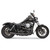 Bassani Xhaust 2004-2008 Harley-Davidson Wide Glide EFI FXDWGI Road Rage II Mega Power 2-to-1 System - Black Image 1