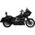 Bassani Xhaust 2022-2023 Harley-Davidson CVO Road Glide Custom FLTRXSE Sweeper Radial Exhaust System - Black w/ Heat Shields Image 1