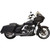 Bassani Xhaust 2011 Harley-Davidson CVO Electra Glide Ultra Classic FLHTCUSE6 Road Rage 2-to-1 Short Exhaust System - Black Image 1
