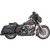 Bassani Xhaust 2009-2016 Harley-Davidson Road King EFI FLHR True-Dual Down Under System - Black Straight Can Image 1