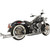 Bassani Xhaust 2007-2010 Harley-Davidson Softail Rocker FXCW True Duals Exhaust System with Fishtail Mufflers without Baffles - 39" Image 1