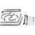 Bassani Xhaust 2001-2017 Harley-Davidson Softail Fat Boy EFI FLSTFI True Duals Exhaust System with Fishtail Mufflers without Baffles - 33" - 2-1/4" Muffler Image 2