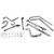 Bassani Xhaust 2000-2006 Harley-Davidson Softail Deuce FXSTD True Duals Exhaust System with Fishtail Mufflers with Baffles - 33" Image 2