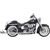 Bassani Xhaust 2001-2003 Harley-Davidson Softail Heritage Springer EFI FLSTSI True Duals Exhaust System with Fishtail Mufflers with Baffles - 36" Image 1