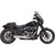 Bassani Xhaust 2020-2021 Harley-Davidson Softail Low Rider S FXLRS The Ripper Short Road Rage 2-into-1 Exhaust System - Chrome Image 1