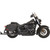 Bassani Xhaust 2018-2019 Harley-Davidson Softail Deluxe FLDE Fishtail True Dual Exhaust System - 33" Image 1